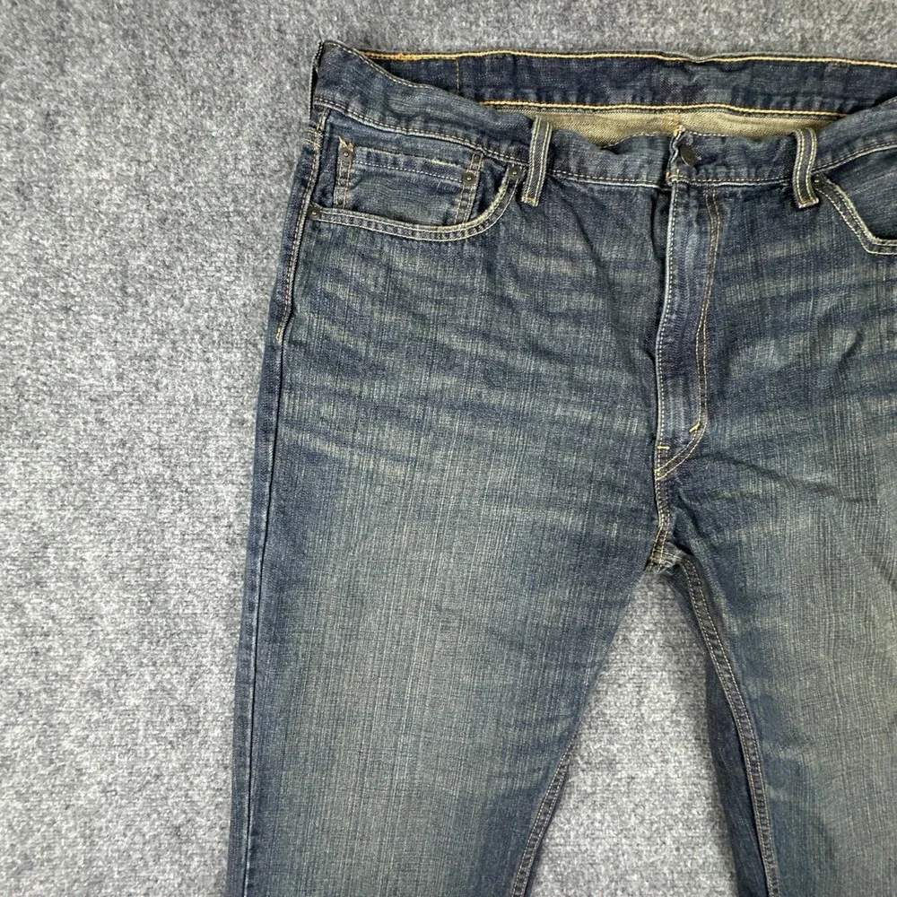 Levis 559 Men's Relaxed Straight Fit Blue Denim Jeans Size 42x30 Deep Blue Denim